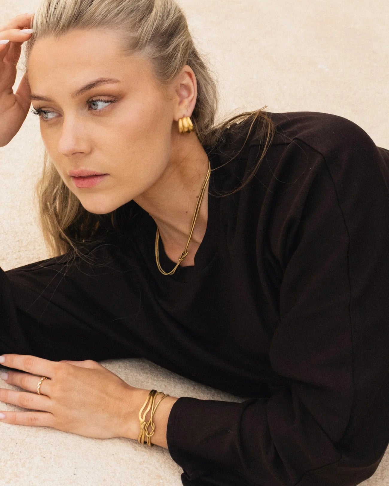 Stack Hoops - Guld
