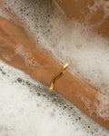 Wavy Bangle - Guld