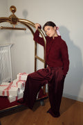AlphaGZ Short Cardigan - Blood Red Mélange