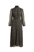 Alva Dress - Green Amber Print