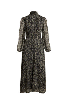 Alva Dress - Green Amber Print