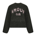 Amour Club Knit - Charcoal Mel.