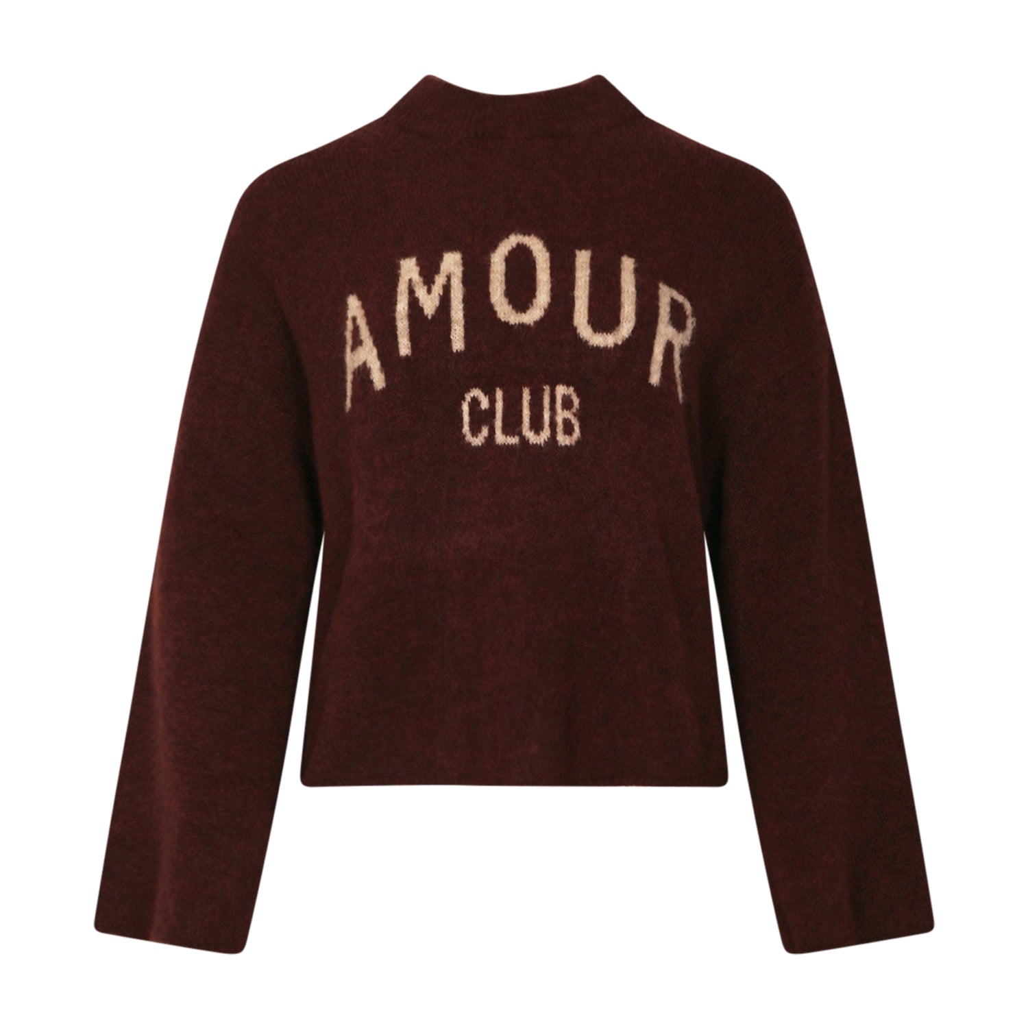 Amour Club Knit - Wine Beige
