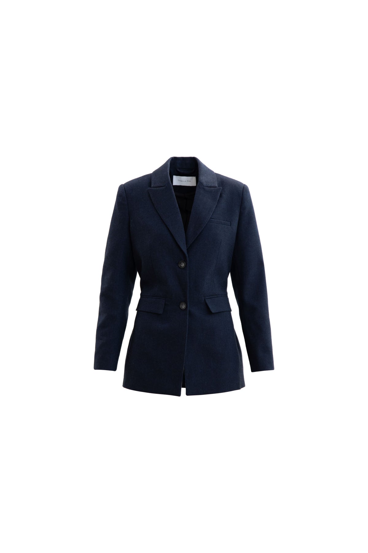 Andrea Blazer - Navy Herringbone