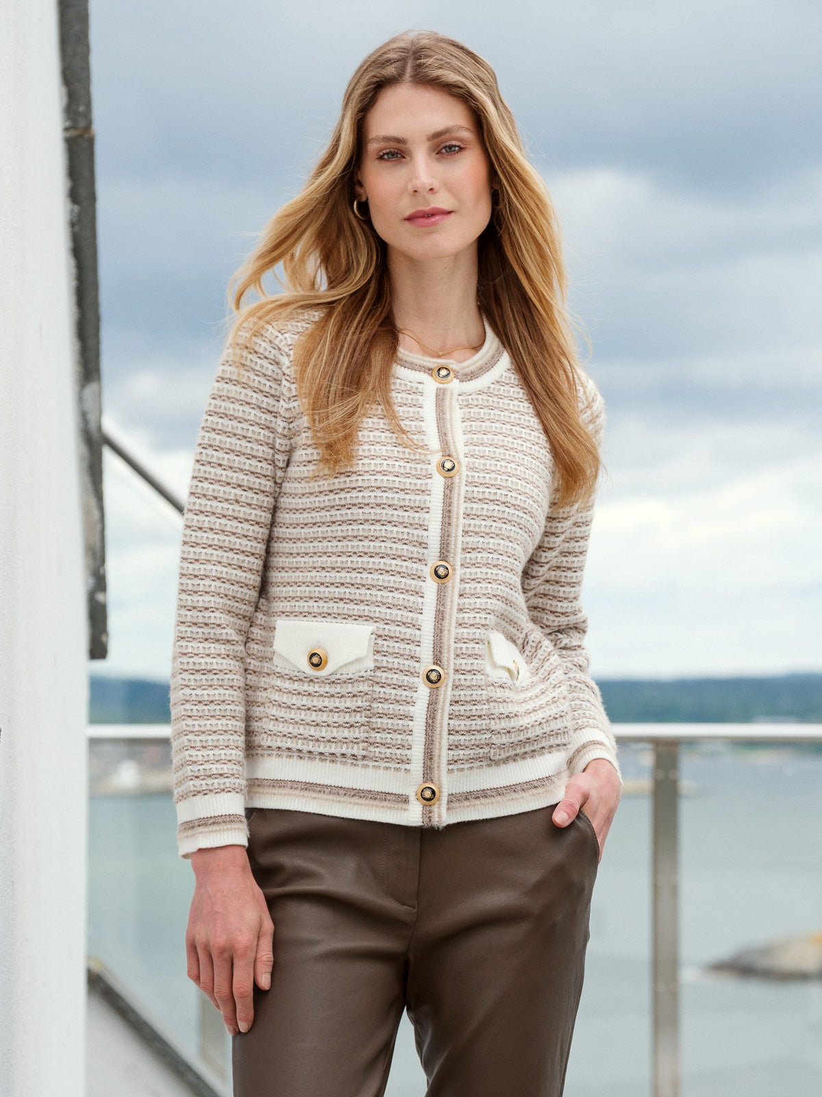 Trine Cardigan - Sand