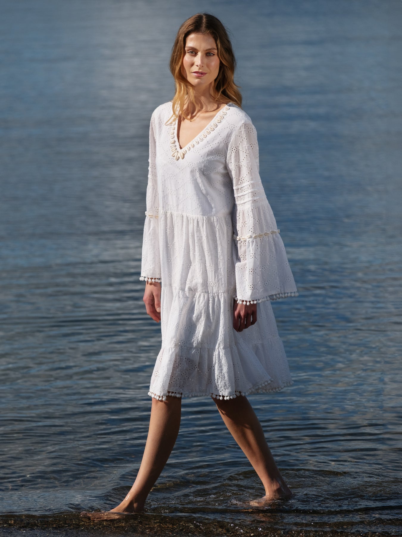 Scarlett Dress - Vit