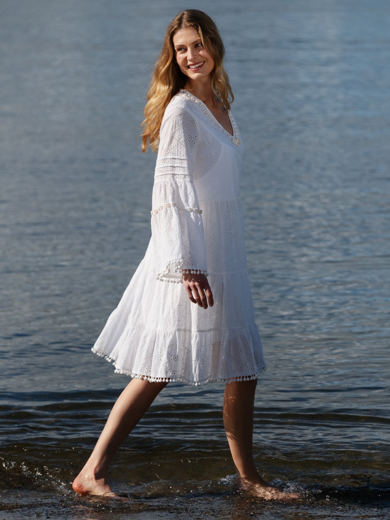 Scarlett Dress - Vit