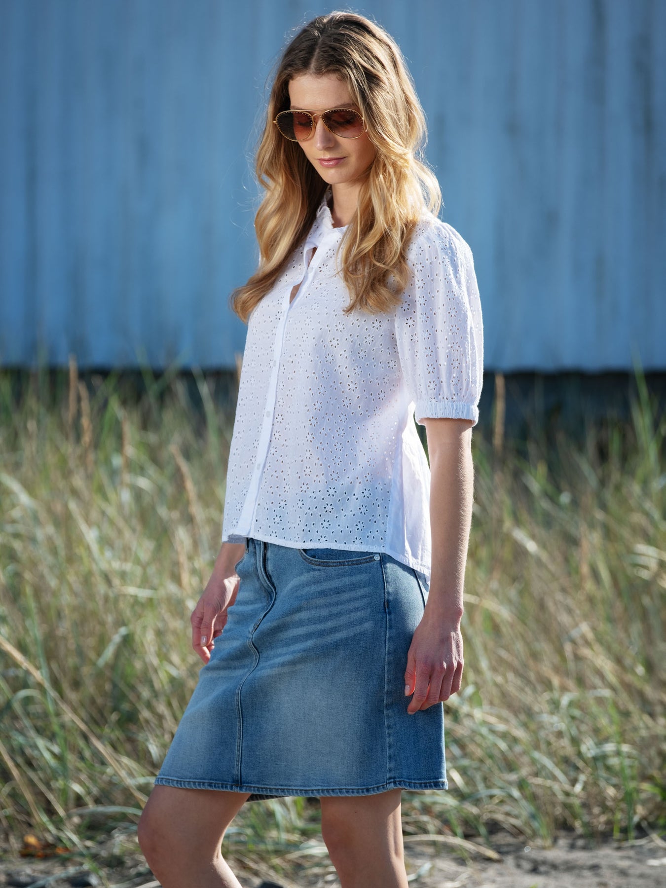 Bella Blus - Vit