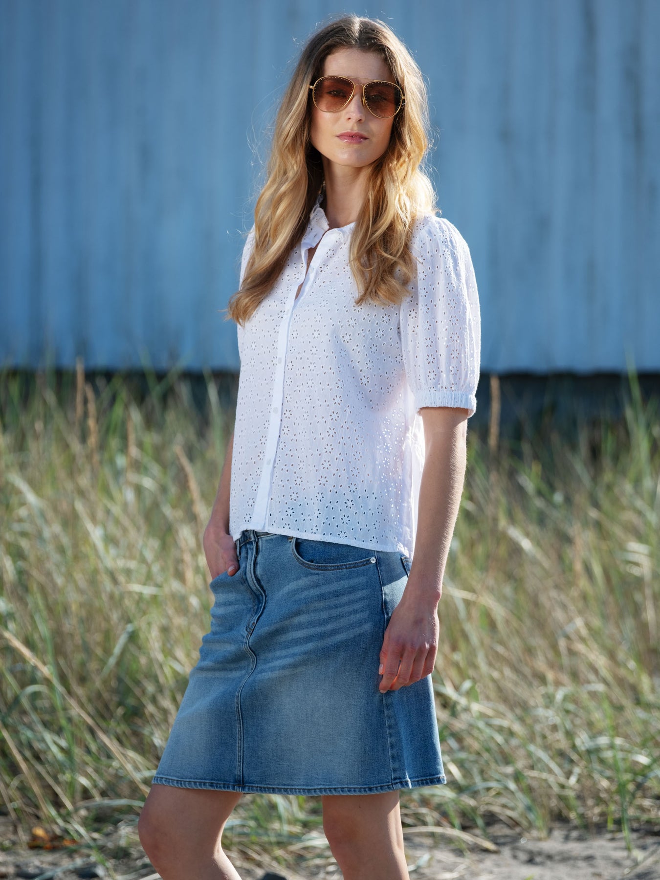 Bella Blus - Vit