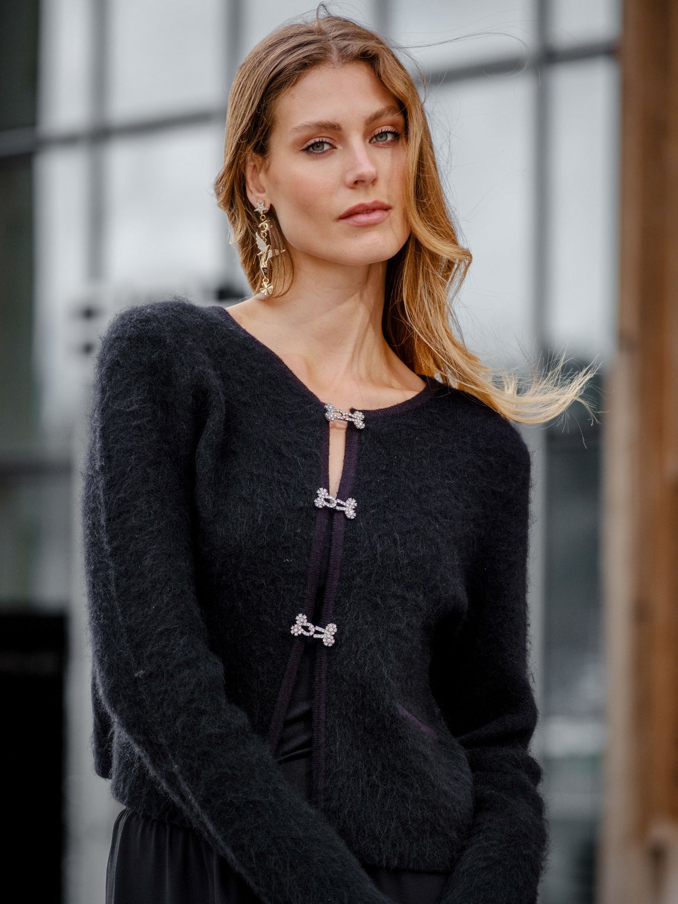 Edna Cardigan - Black