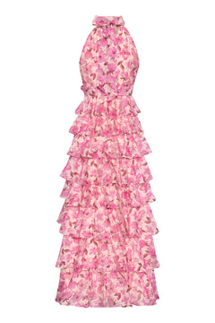 Angel Maxi Dress - Pink Tulip