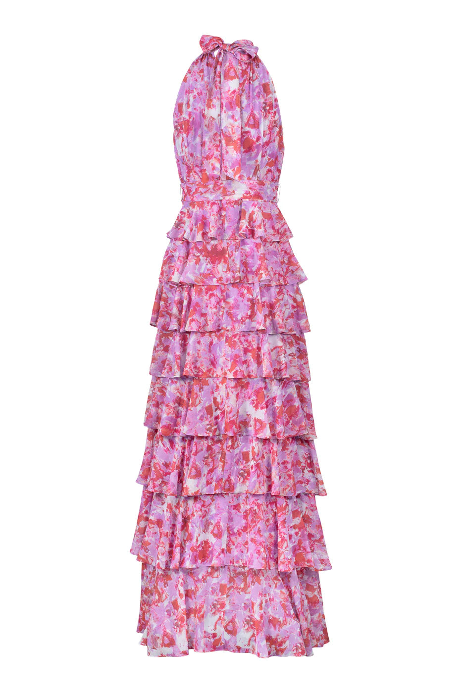 Angel Maxi Dress (Halterneck) - Lilac Dreams