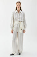 Anita Blus - Ecru/Svart