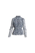 Anneli Blouse - Blue Dawn Print
