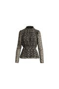Anneli Blouse - Green Amber Print