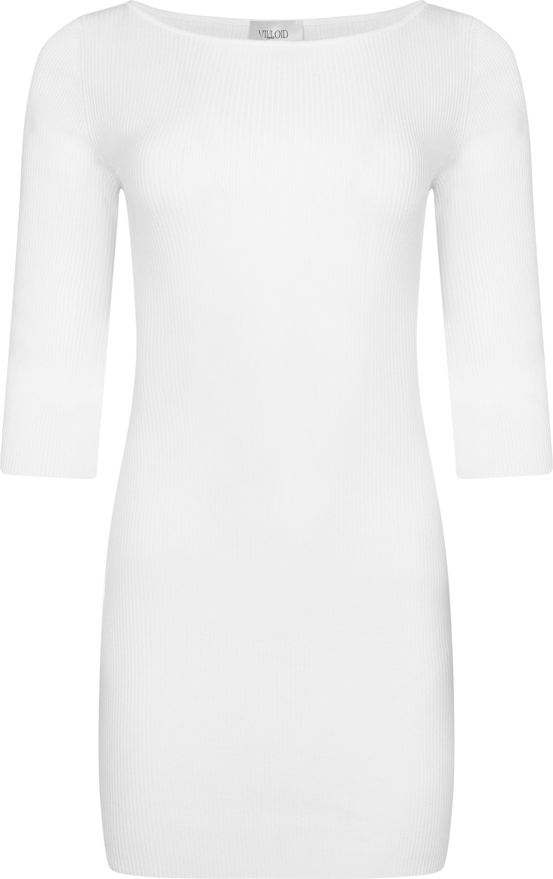 Anni Knit Sleeve Mini Dress - Off White