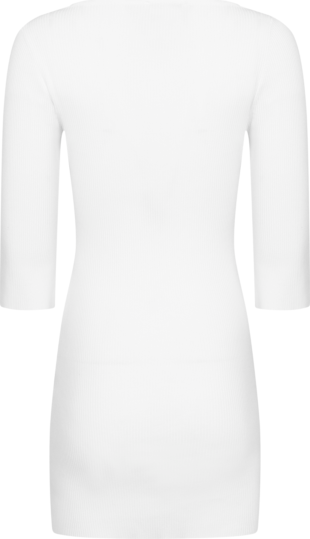 Anni Knit Sleeve Mini Dress - Off White