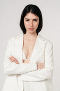 Ma Linen Blazer - White