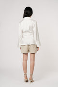 Zoe Linen Shorts - Natural