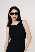 Anni Knit Mini Dress - Black