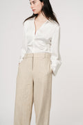 Zoe Linen Pants - Natural