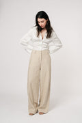 Zoe Linen Pants - Natural