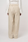 Zoe Linen Pants - Natural