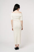 Iris Knit Dress - Creme