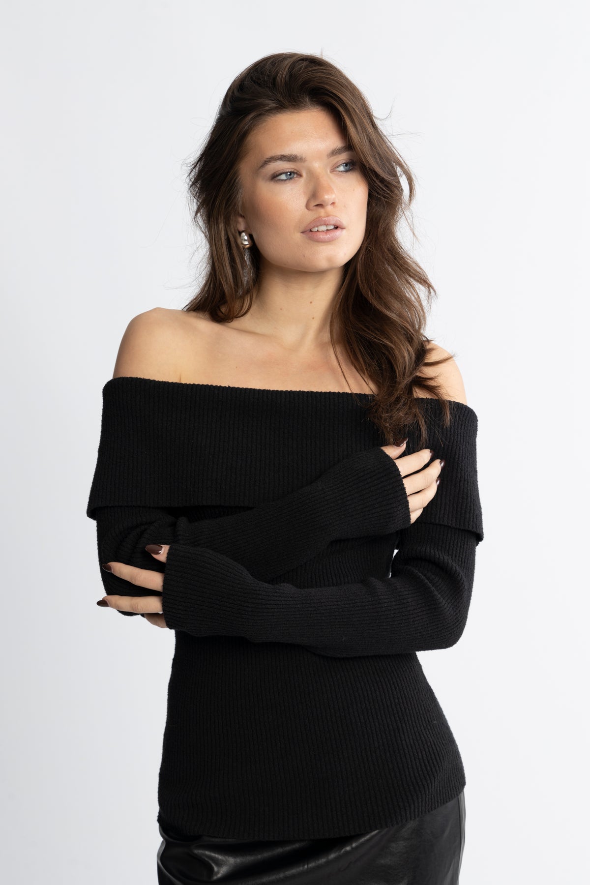 Iris Knit Top - Svart