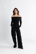 Iris Knit Top - Svart