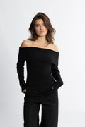 Iris Knit Top - Svart