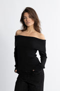 Iris Knit Top - Svart
