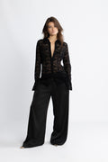 Kiki Lace Blouse - Black