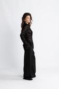 Kiki Lace Blouse - Black
