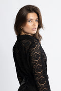 Kiki Lace Blouse - Black