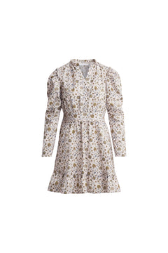 Anouk Dress - White Harvest Print