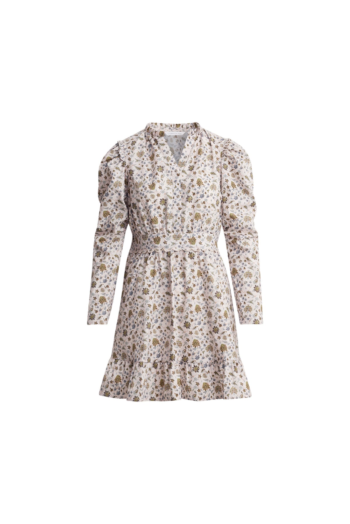 Anouk Dress - White Harvest Print