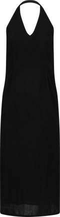 Anouk Woven Halterneck Dress - Svart