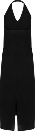 Anouk Woven Halterneck Dress - Svart