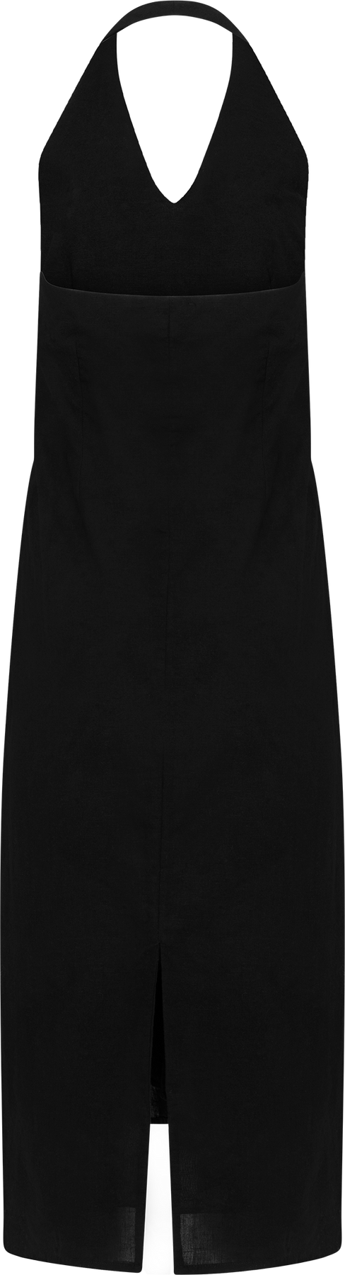 Anouk Woven Halterneck Dress - Svart