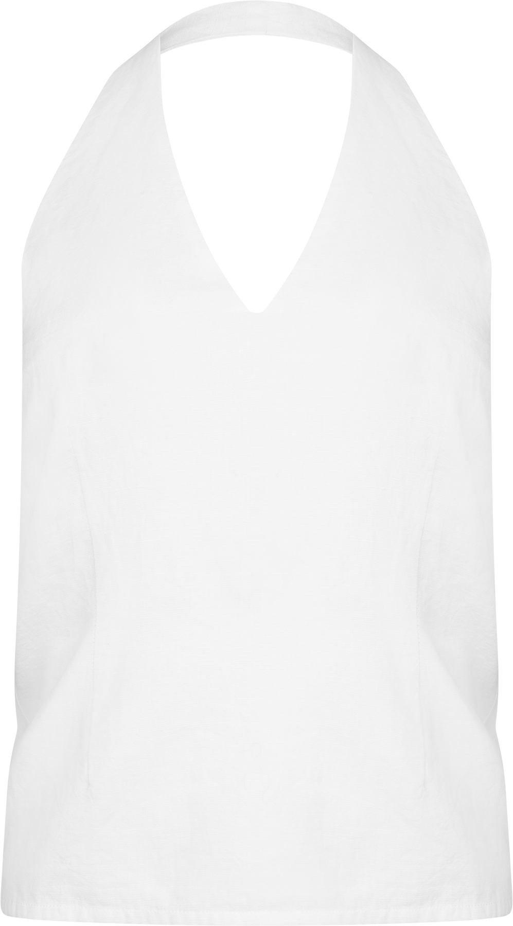 Anouk Woven Halterneck Top - Off White