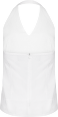 Anouk Woven Halterneck Top - Off White