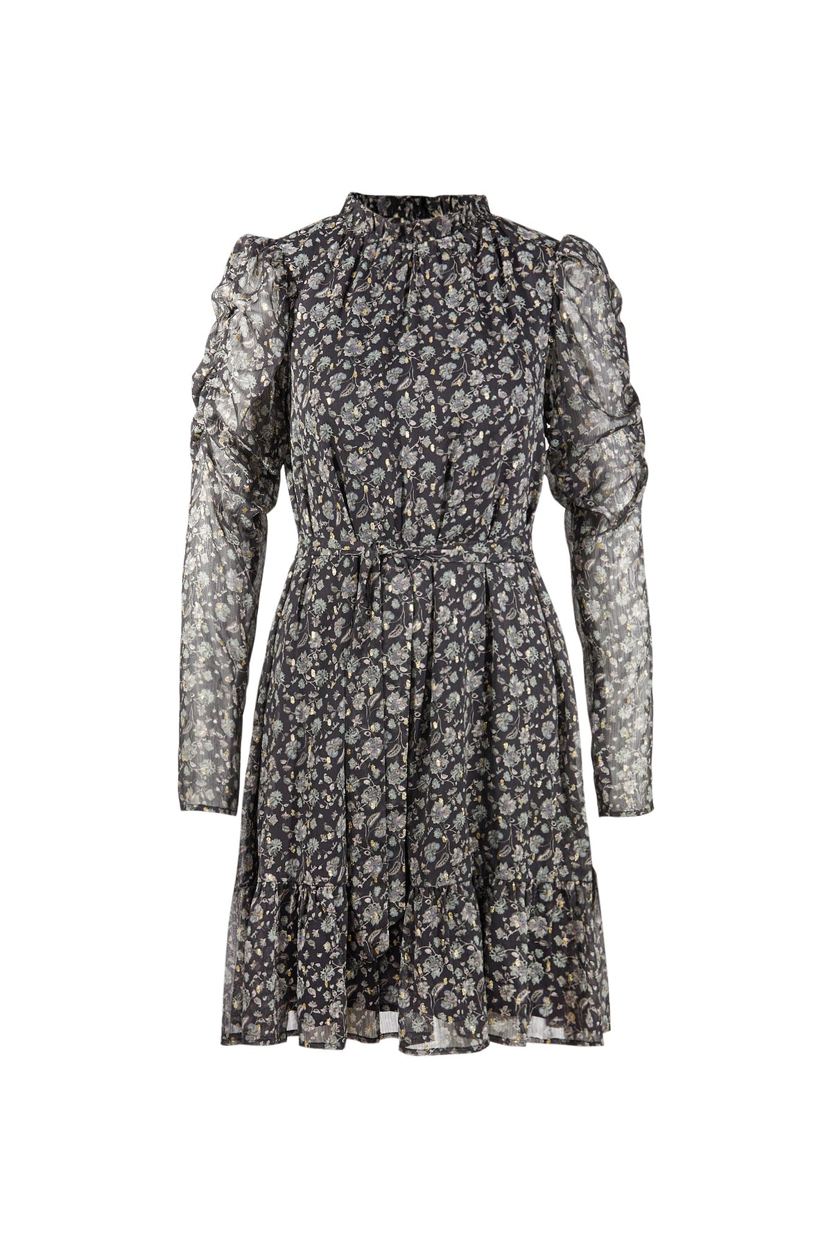 Ariel Dress - Green Amber Print