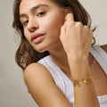 Medium Charm Armband - Guld
