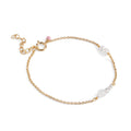 Sofia Armband - White and Pearls