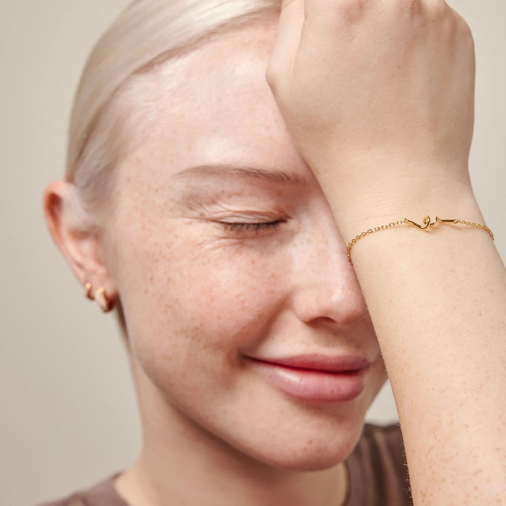 Twist Bracelet - 925S/GP