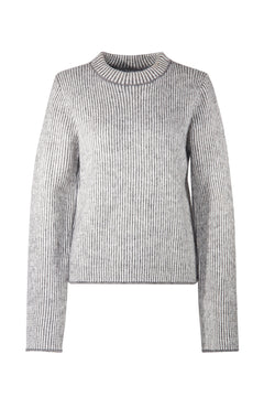 Aron Knit - Grey Stripe