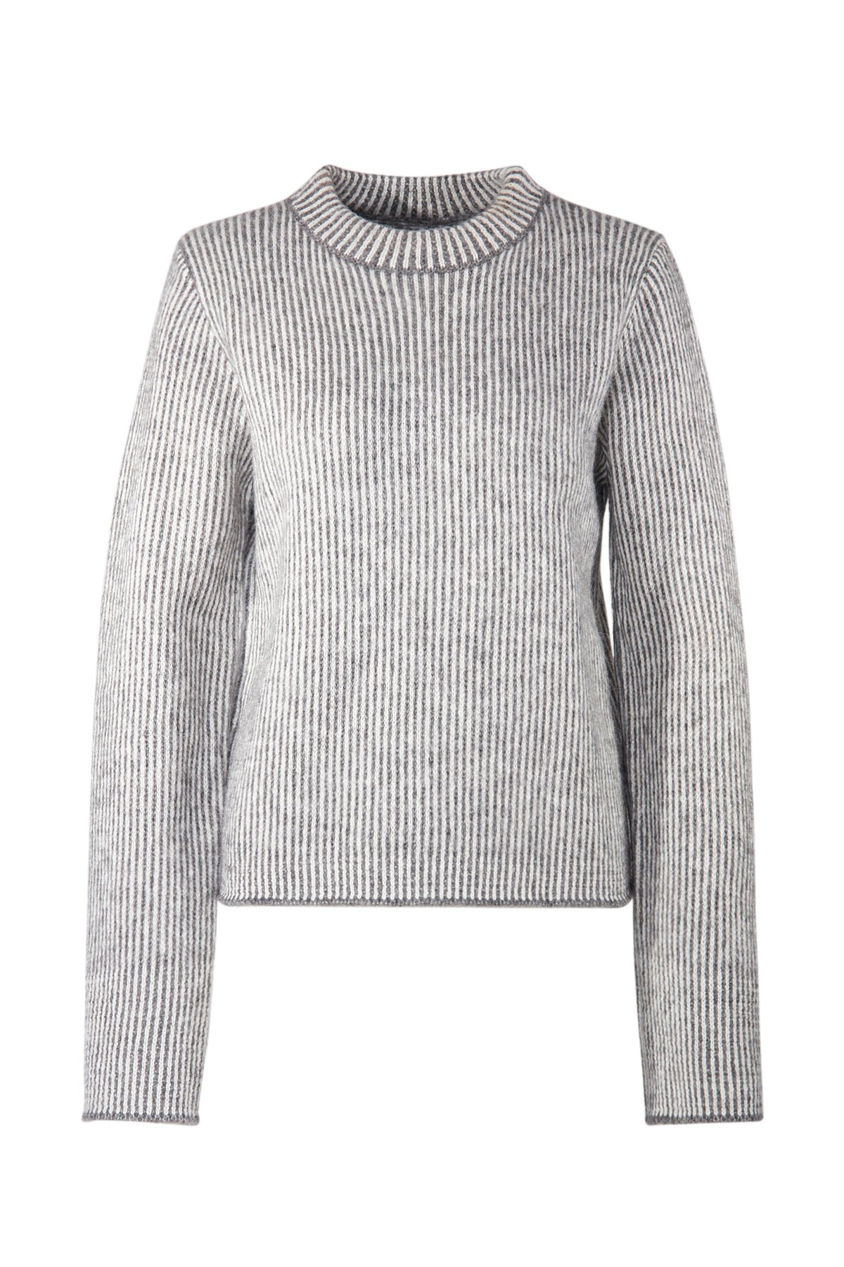 Aron Knit - Grey Stripe