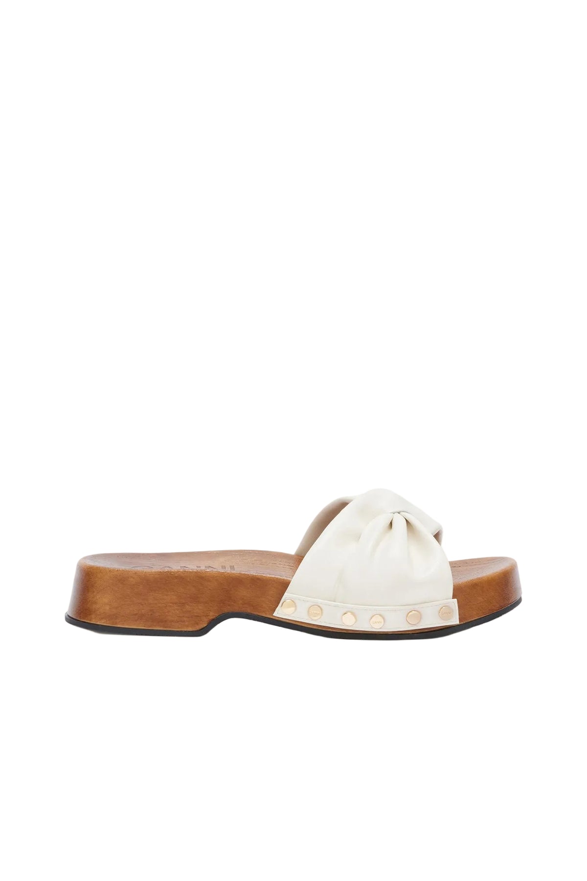 Tia Fairy Clog Nappa - Egret