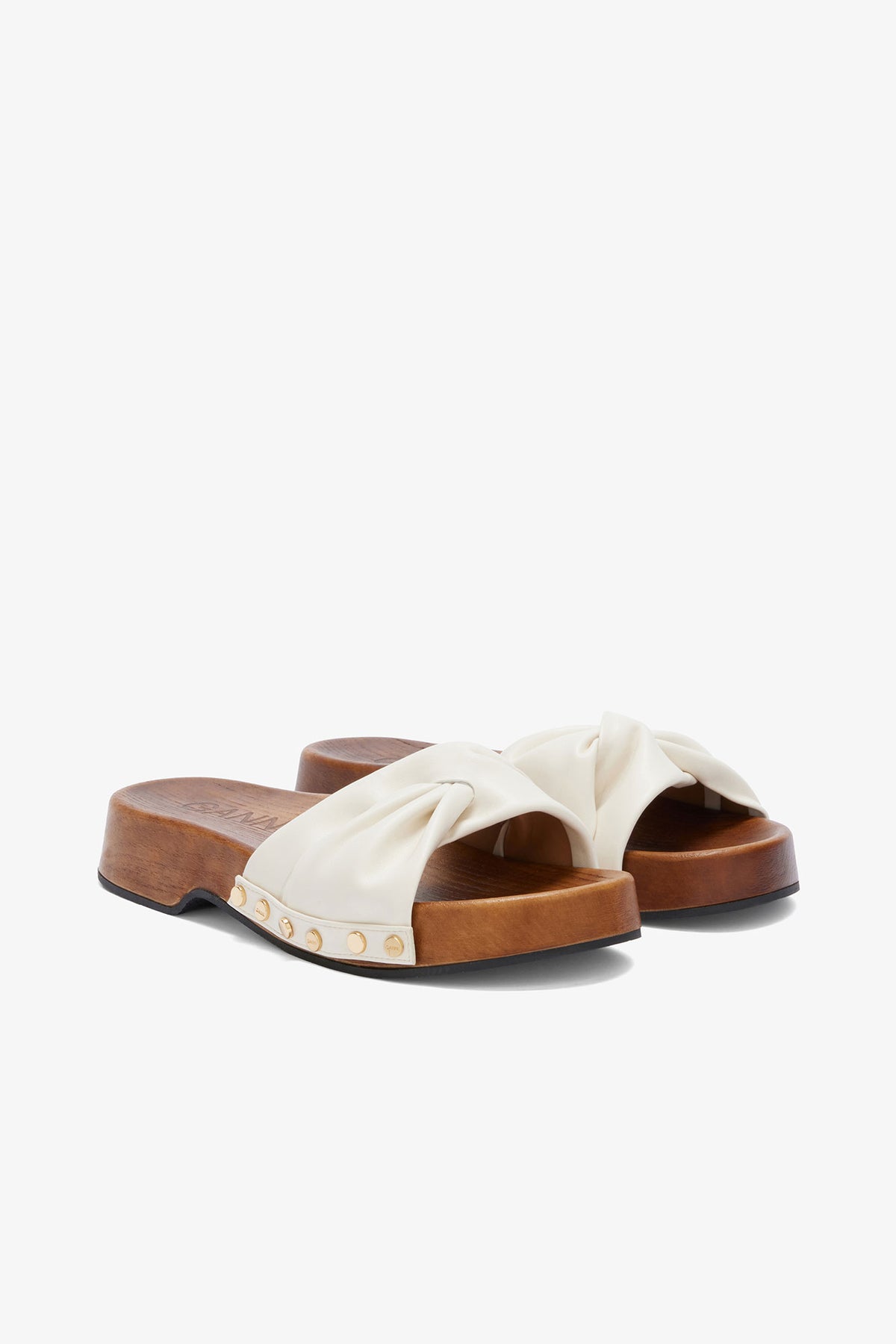 Tia Fairy Clog Nappa - Egret